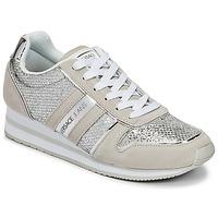 versace jeans vpbsa1 womens shoes trainers in silver