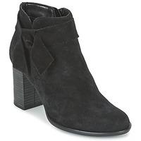 vero moda vmfena leather boot womens low ankle boots in black