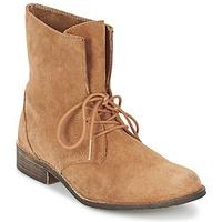 vero moda vmvera leather boot womens mid boots in brown