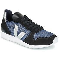 veja holiday low top womens shoes trainers in black