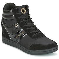 versace jeans womens shoes high top trainers in black