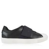 versace collection velcro strap low top trainers