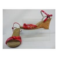 very good condition per una pink and red sandals per una size 5 multi  ...