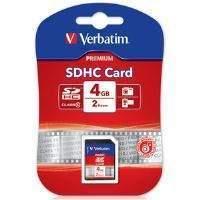 Verbatim 4gb Secure Digital Sdhc Card (class10)