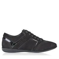 VERSACE COLLECTION Nubuck Logo Trainers
