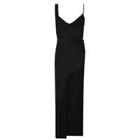 versus versace asymmetric safety pin dress