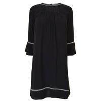 velvet pintuck tunic dress