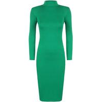 Vera Basic Cut Shoulder Long Sleeve Bodysuit - Jade