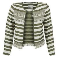 vero moda frill womens jacket in green