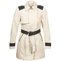 vero moda web womens trench coat in white