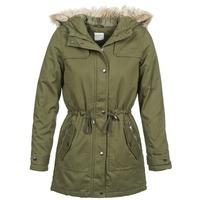 vero moda show womens parka in green