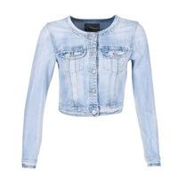 vero moda suri womens denim jacket in blue