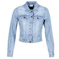 vero moda danger womens denim jacket in blue