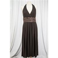 Vero Moda ~ Chocolate Brown Halter Neck Evening Dress Vero Moda - Brown - Halter-neck dress - Size L