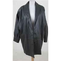 Vestibeira, size 14 black leather jacket