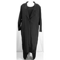 venezia vitale size l black 3 piece trouser suit