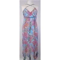 vera mont size 12 multicoloured sleeveless long dress