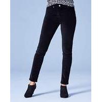 Velvet Slim Leg Jeans Short