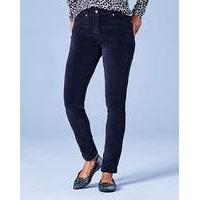 Velvet Slim Leg Jeans Regular