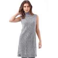 Vero Moda Womens Copenhagen Cables Knit Top Light Grey Melange