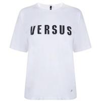 VERSUS VERSACE Lacquered Logo T Shirt