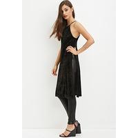 Velveteen High-Slit Tunic