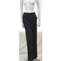 Verse Size S Nautical Navy Blue Trousers Verse - Size: S - Blue - Trousers