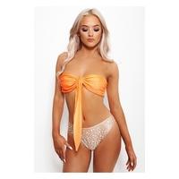 vegas orange amp gold crystal bikini