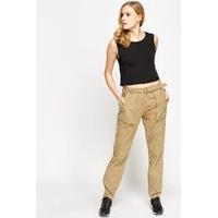 Velveteen Large Pocket Side Trousers