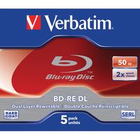 Verbatim 43760 BD-RE DL 50GB 2x - Pack Of 5