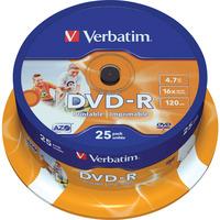 Verbatim 43538 DVD-R Wide Inkjet Printable ID Brand 4.7GB 120min -...