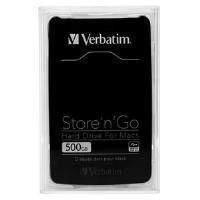 Verbatim Store N Go 500gb Hard Drive For Macs Usb 3.0 5400rpm 8mb External (black)