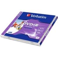 Verbatim DVD+R 4, 7GB 120min 16x printable 1pk Jewel Case