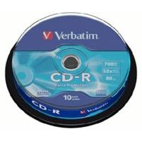 Verbatim CD-R 700MB 80min 52x Extra PRedection 10pk Spindle