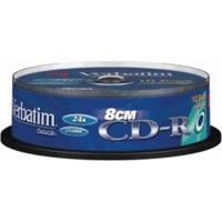 Verbatim CD-R Mini 210MB 24min 24x Color 10pk Spindle