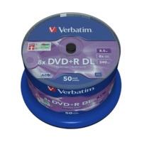 Verbatim DVD+R DL 8, 5GB 8x 50pk Spindle