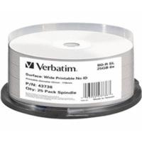 Verbatim BD-R 25GB 6x 25 wide printable surface spindle