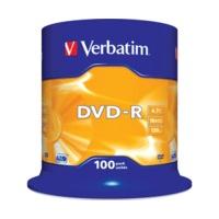 Verbatim DVD-R 4, 7GB 16x Matt 100pk Spindle