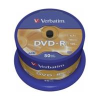 Verbatim DVD-R 4, 7GB 16x Matt 50pk Spindle