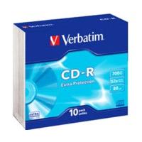 Verbatim CD-R 700MB 80min 52x Extra PRedection 10pk Slim Case