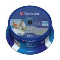 Verbatim BD-R 25GB 6x wide printable 25er Cakebox