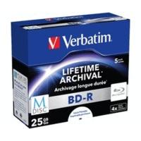 Verbatim BD-R M-DISC 25GB 4x printable 5pk Jewelcase