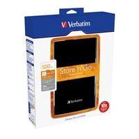 Verbatim 500GB Store-n-Go USB 3.0 2.5 Portable Hard Drive Black