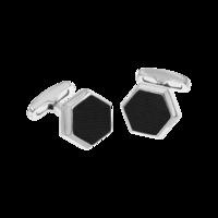 vega polished stainless steel cufflinks