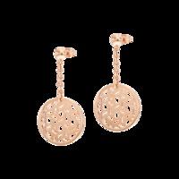 Vega Polished Rose Gold Plated Stainless Steel Earings