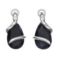 veleno drop earrings black