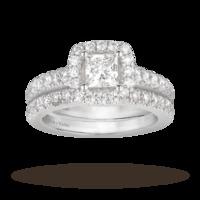 vera wang love princess cut 195 total carat weight cluster and diamond ...