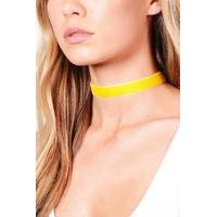 Velvet Choker - mustard