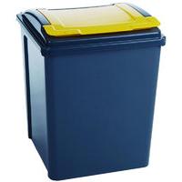 VFM Yellow/Grey Recycling Bin 50 Litre