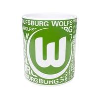 VfL Wolfsburg Logo Word Mug, N/A
